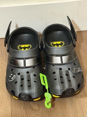 CROCS Black & Yellow Batman Clog Sandals for Men